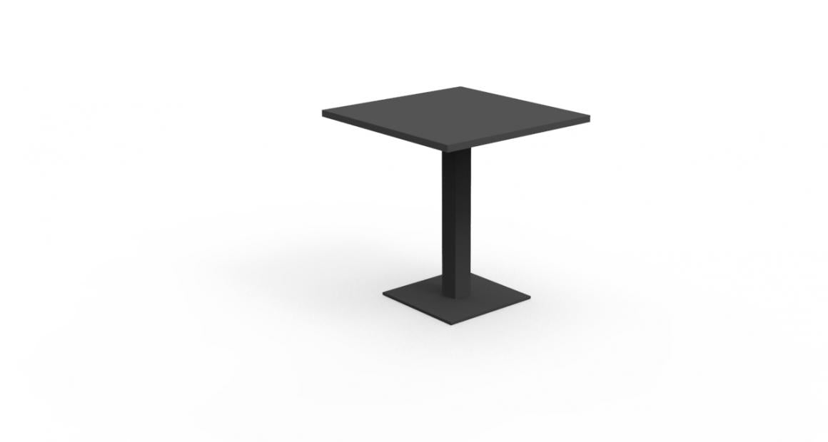 Tavolo alluminio 70x70 Maiorca Talenti nero antracite Genco Outdoor