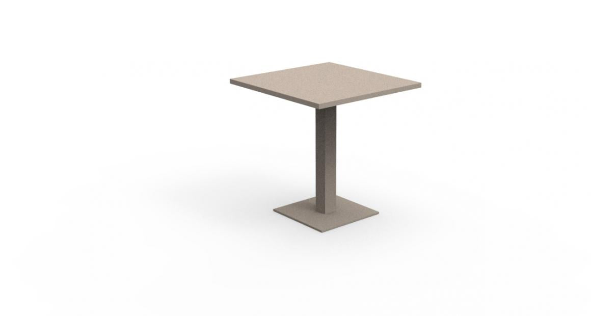 Tavolo alluminio 70x70 Maiorca Talenti tortora Genco Outdoor