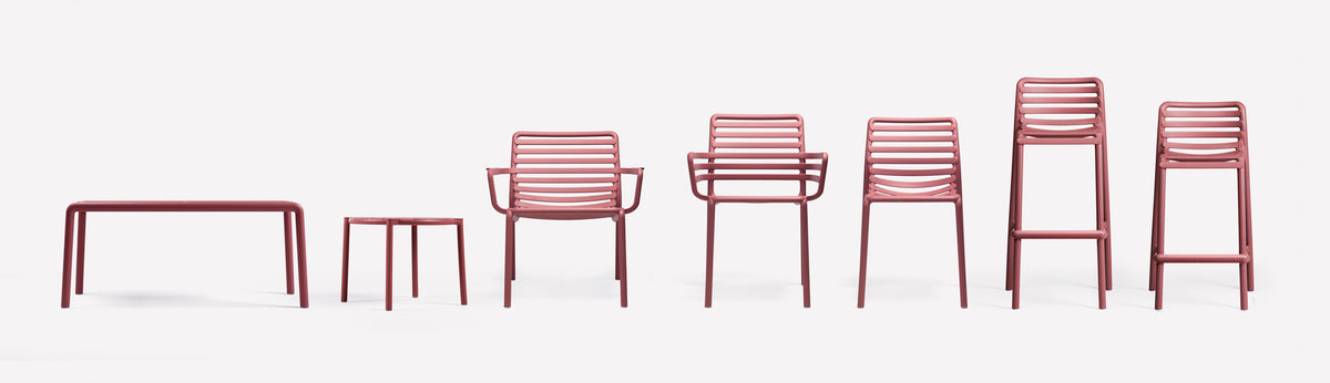 Doga Stool Outdoor Resin Stool Nardi