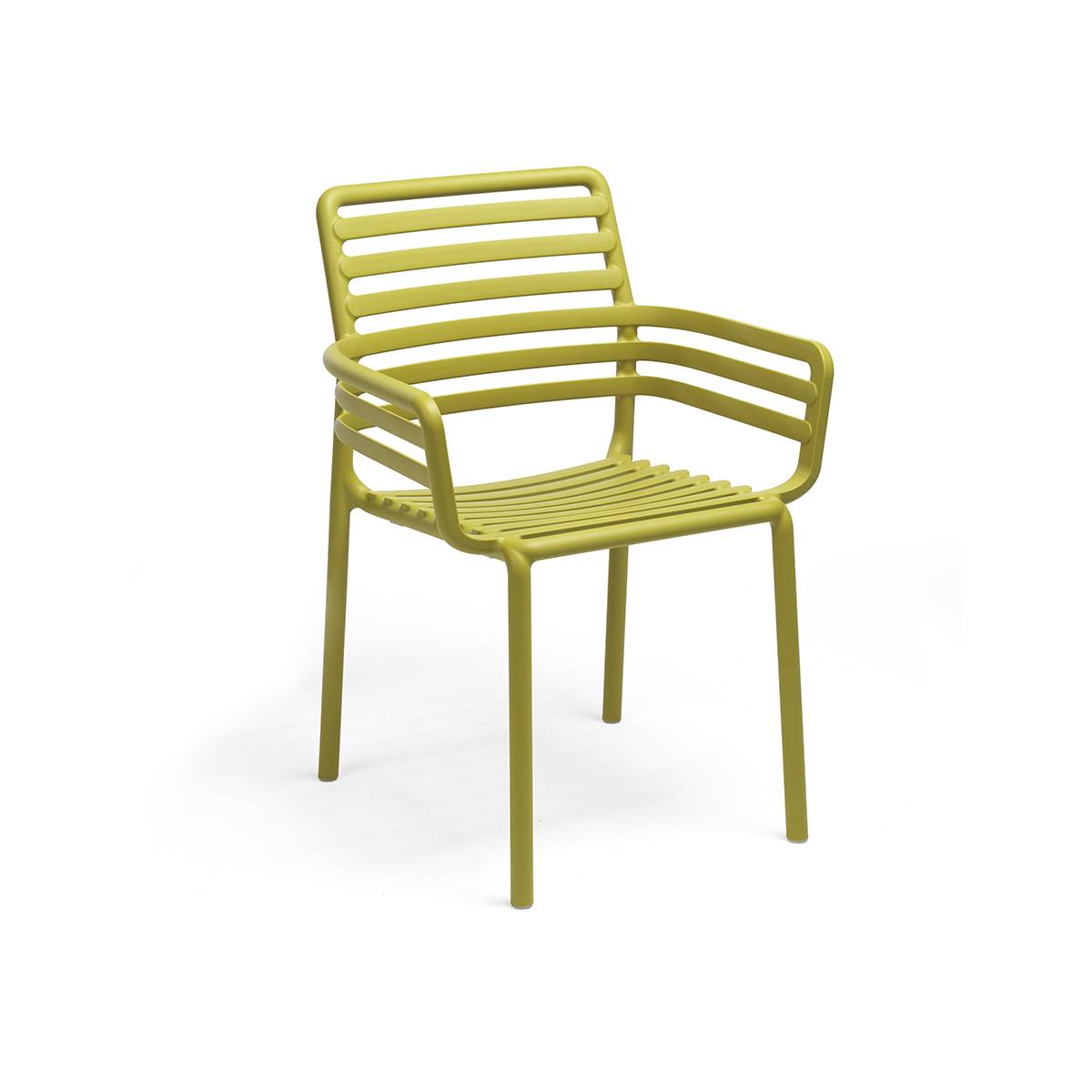 Doga Armchair resin chair with armrests - Nardi