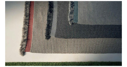 Alfombra rectangular de exterior Fabric//Ribs
