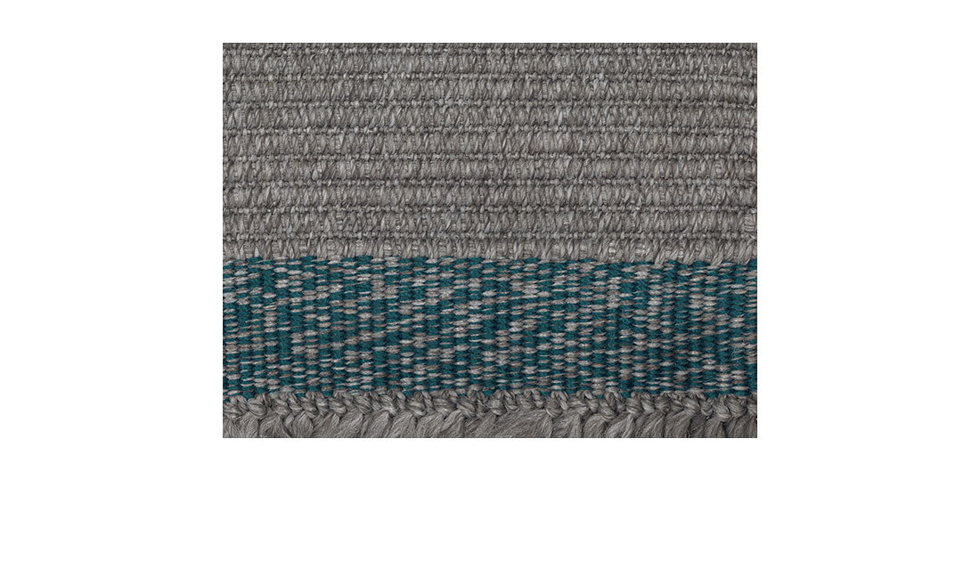 Alfombra rectangular de exterior Fabric//Ribs