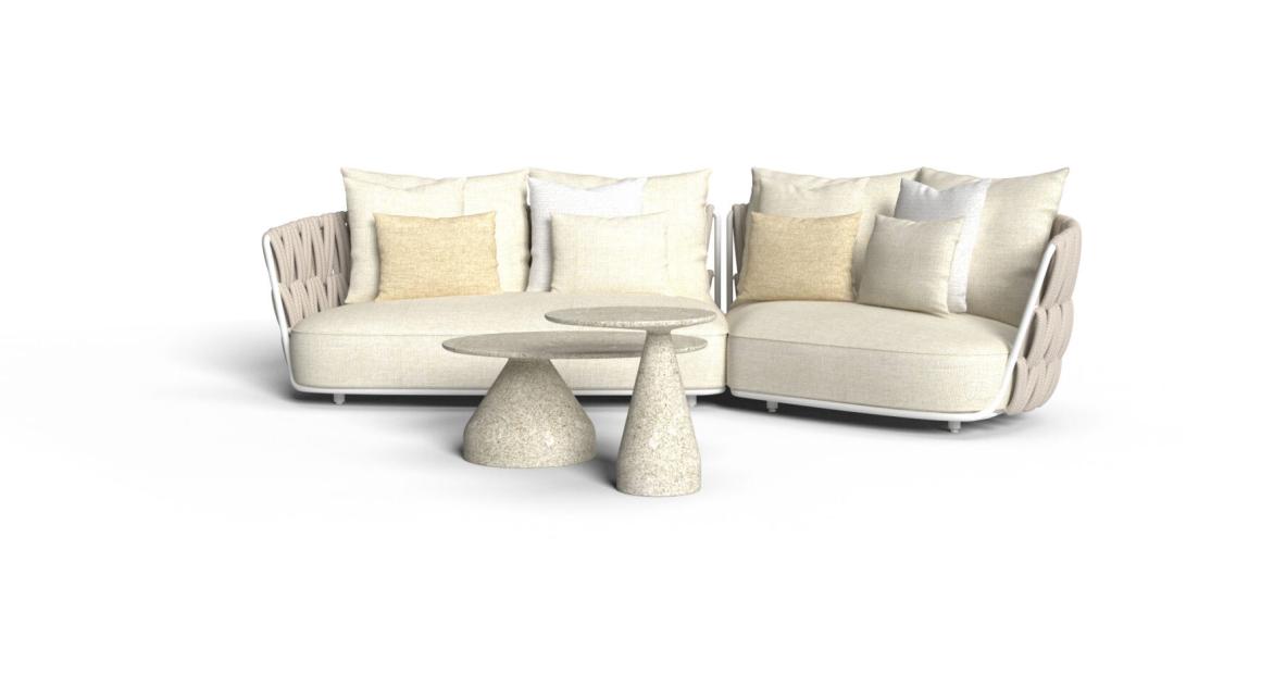 Swipe modular outdoor sofa by Talenti 