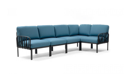 Komodo 5 modular sofa in fiberglass resin - Nardi