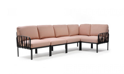 Komodo 5 modular sofa in fiberglass resin - Nardi