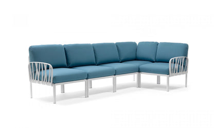 Komodo 5 modular sofa in fiberglass resin - Nardi