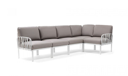 Komodo 5 modular sofa in fiberglass resin - Nardi