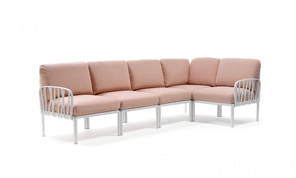 Komodo 5 modular sofa in fiberglass resin - Nardi