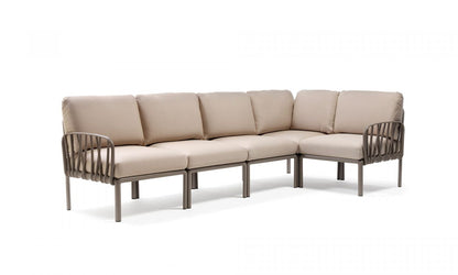 Komodo 5 modular sofa in fiberglass resin - Nardi