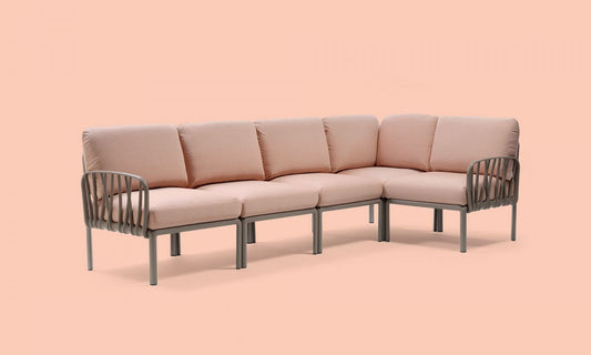 Komodo 5 divano modulare in resina fiberglass Nardi