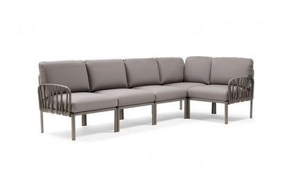 Komodo 5 modular sofa in fiberglass resin - Nardi