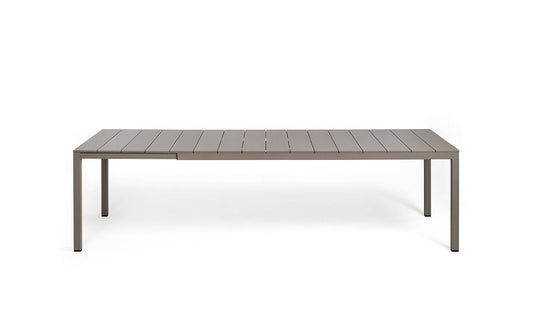 Tavolo estensibile Rio 210, piano in resina Nardi tortora Genco Outdoor