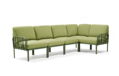 Komodo 5 modular sofa in fiberglass resin - Nardi