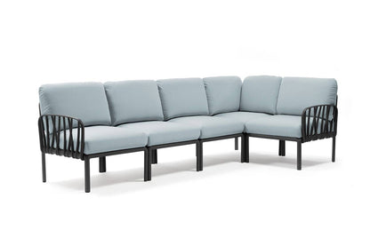 Komodo 5 modular sofa in fiberglass resin - Nardi