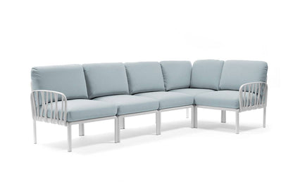 Komodo 5 modular sofa in fiberglass resin - Nardi