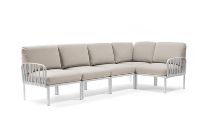 Komodo 5 modular sofa in fiberglass resin - Nardi