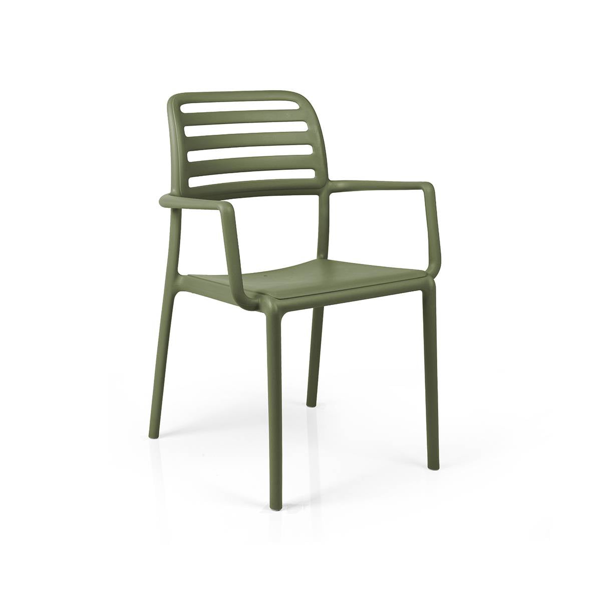 Costa resin chair with armrests - Nardi