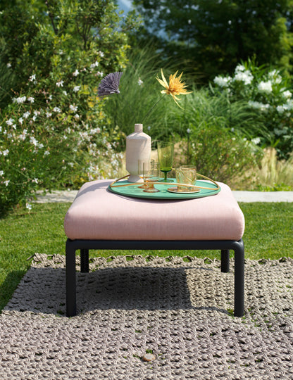 Komodo resin pouf with cushion - Nardi